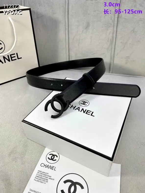 Chanel belt 30mmX90-125cm 8L150